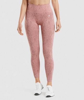 Dámské Legíny Gymshark Adapt Fleck Seamless Růžové | CZ 4046AHK